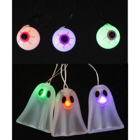 Sienna Celebrations Warm White LED Prelit Ghost & Eyeball Lights 120F7S11